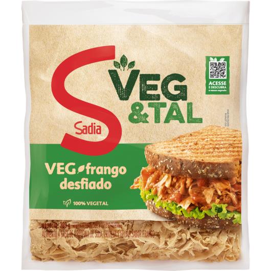 Frango Vegetal Desfiado Sadia Veg & Tal Pacote 300g - Imagem em destaque