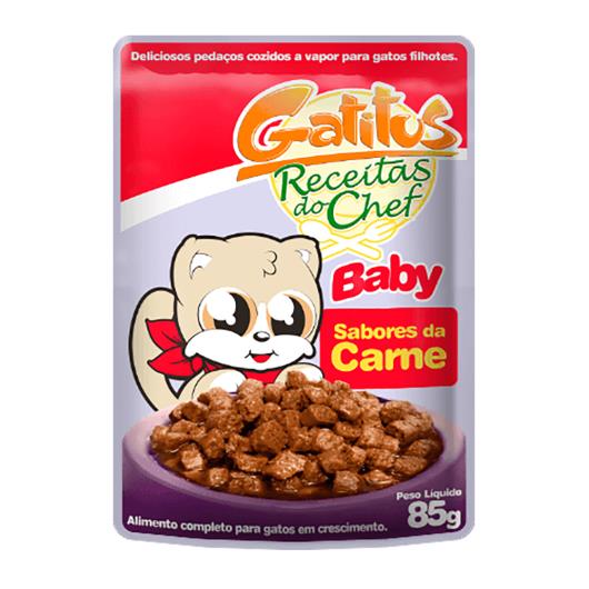 Alimento Gatos Gatitus Baby sabores da carne 85g - Imagem em destaque