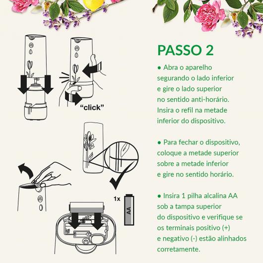 Neutralizador de Odores Bom Ar Cheirinho de Talco Freshmatic Frasco 250ml Refil - Imagem em destaque