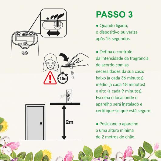 Neutralizador de Odores Bom Ar Cheirinho de Talco Freshmatic Frasco 250ml Refil - Imagem em destaque