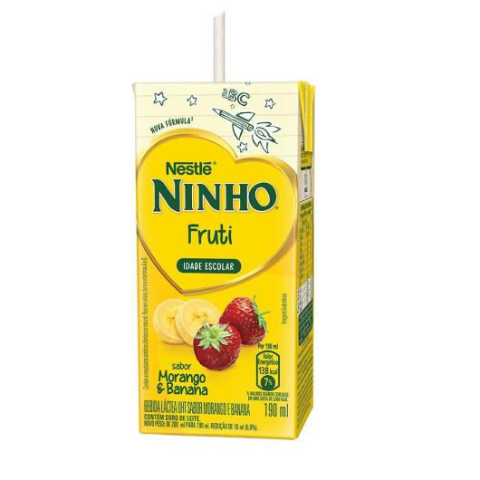 Bebida Láctea NINHO FRUTI Pronto para beber 190ml - Imagem em destaque
