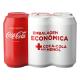 Pack Refrigerante Coca-Cola Lata 6 Unidades 350ml Cada Embalagem Econômica - Imagem 1000038419.jpg em miniatúra