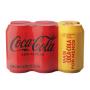 Pack Refrigerante SEM AÇÚCAR Coca-Cola Lata 6 Unidades 350ml Cada Leve Mais Pague Menos