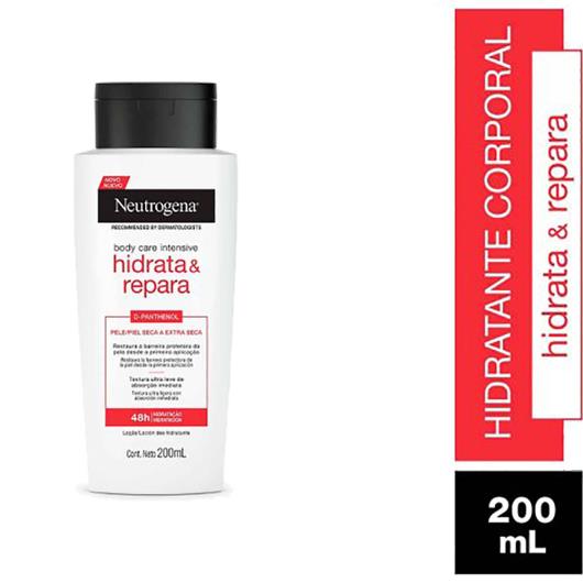 Loção Hidrata & Repara Neutrogena Body Care Intensive Frasco 200ml - Imagem em destaque