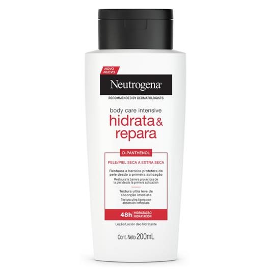 Loção Hidrata & Repara Neutrogena Body Care Intensive Frasco 200ml - Imagem em destaque