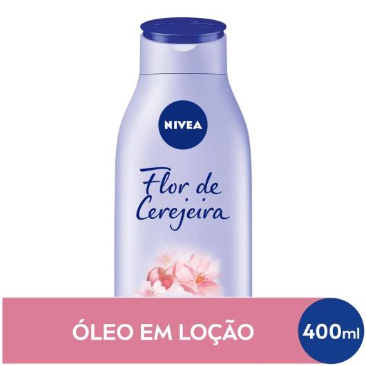 Loção Deo-Hidratante Flor de Cerejeira & Óleo de Jojoba Nivea Óleos Essenciais 400ml - Imagem em destaque
