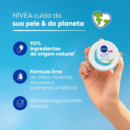 NIVEA Creme Hidratante Soft 97g - Imagem em destaque
