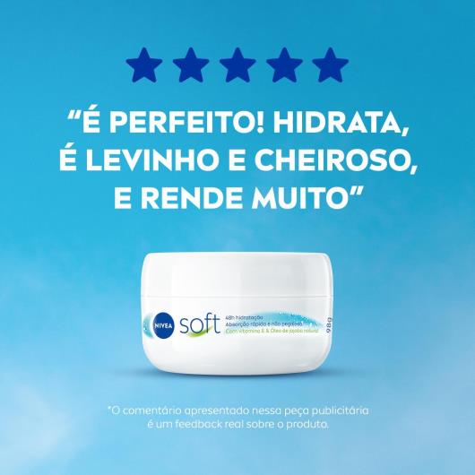 NIVEA Creme Hidratante Soft 97g - Imagem em destaque