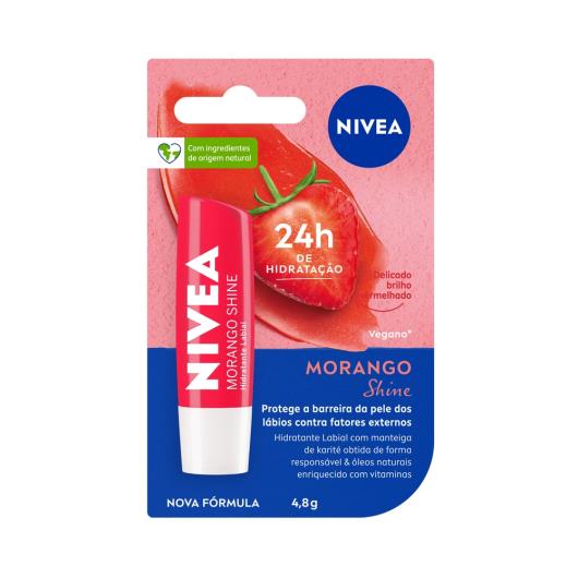 Protetor Labial Morango Shine Nivea Blister 4,8g - Imagem em destaque