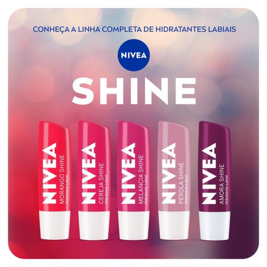 Protetor Labial Morango Shine Nivea Blister 4,8g - Imagem em destaque