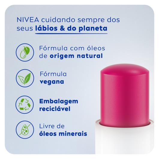 NIVEA Hidratante Labial Cereja Shine 4,8 g - Imagem em destaque