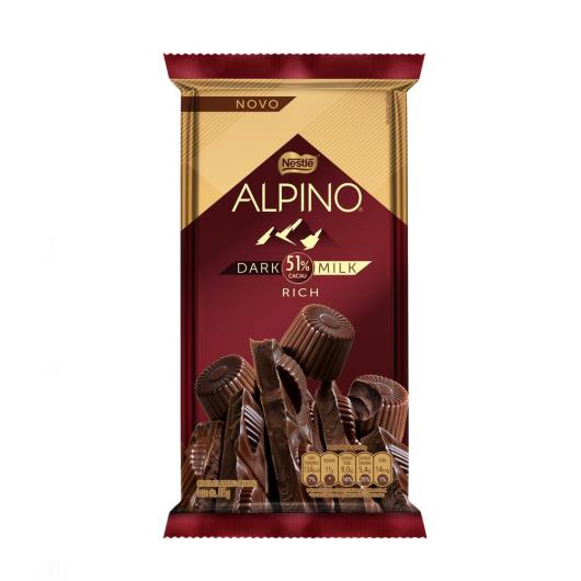 Chocolate ALPINO 51% Dark Milk 85g - Imagem em destaque