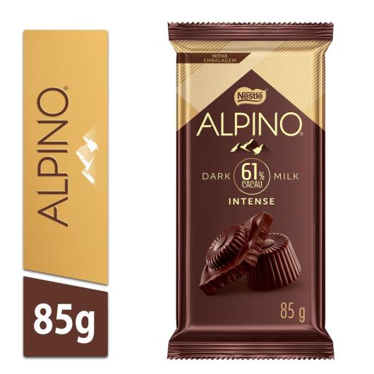 Chocolate ALPINO 61% Dark Milk 85g - Imagem em destaque