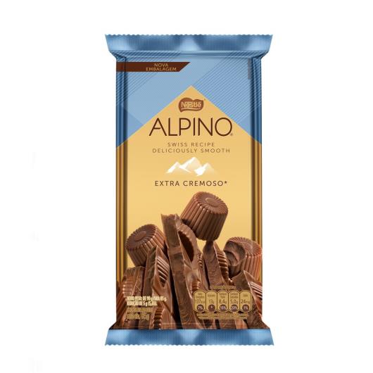 Chocolate ALPINO Extra Cremoso 85g - Imagem em destaque