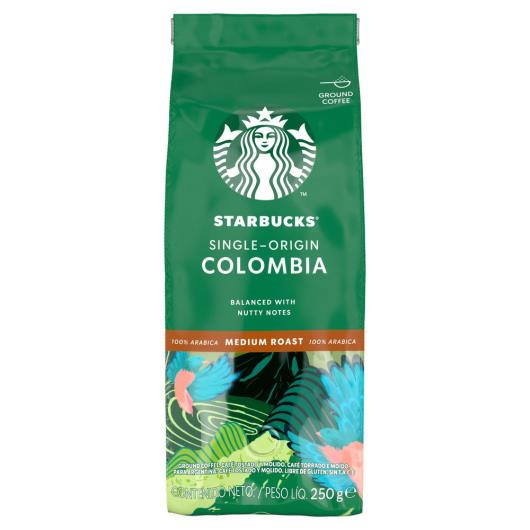 STARBUCKS® Colombia Torra Média Café Torrado e Moído Sachê de 250g - Imagem em destaque