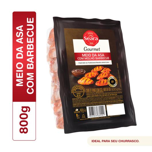 Meio da Asa Seara Gourmet molho barbecue 800g - Imagem em destaque