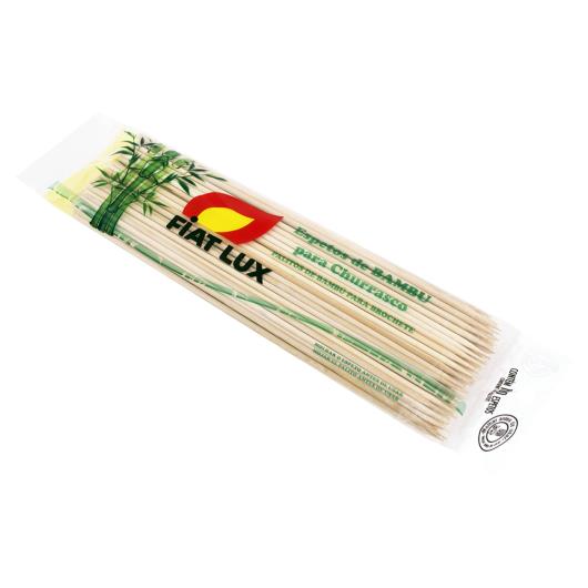 Espeto de Bambu para Churrasco Fiat Lux 25cm Pacote 100 Unidades - Imagem em destaque