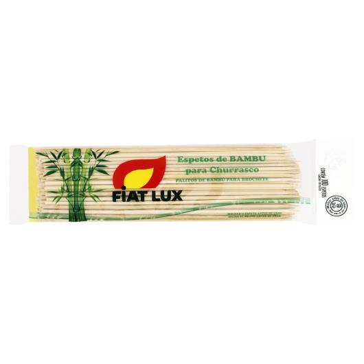Espeto de Bambu para Churrasco Fiat Lux 25cm Pacote 100 Unidades - Imagem em destaque