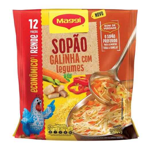 Sopão Galinha com Legumes Maggi Sachê 300g Econômico - Imagem em destaque