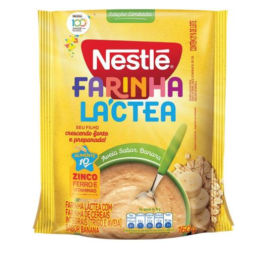 Farinha Láctea Aveia e Banana Nestlé Sachê 160g - Imagem em destaque