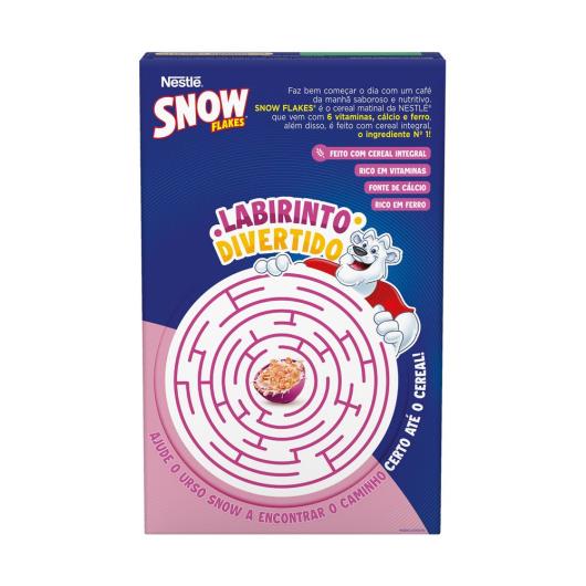 Cereal Matinal SNOW FLAKES Sabor Morango 230g - Imagem em destaque