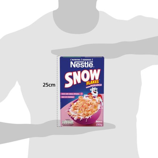 Cereal Matinal SNOW FLAKES Sabor Morango 230g - Imagem em destaque