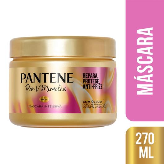 Máscara Intensiva Pantene Pro-V Miracles Anti-Frizz 270 ml - Imagem em destaque
