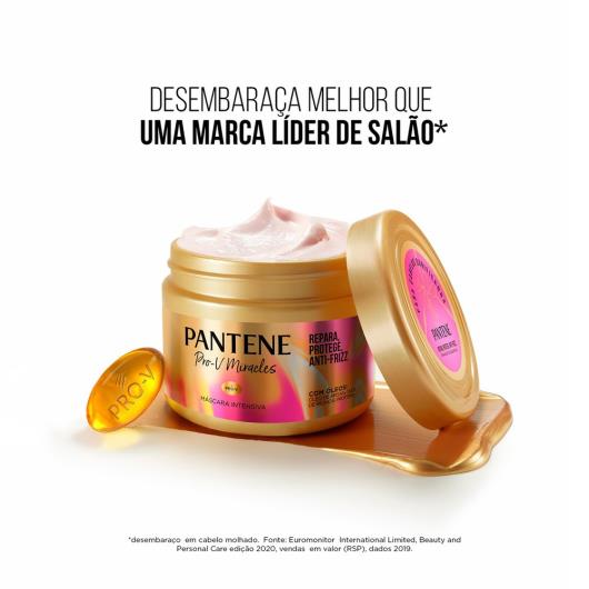 Máscara Intensiva Pantene Pro-V Miracles Anti-Frizz 270 ml - Imagem em destaque