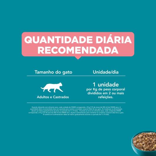 Ração Úmida PURINA ONE Gatos Adultos Castrados Salmão 85g - Imagem em destaque