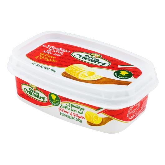 Manteiga Extra sem Sal Gran Mestri Forno e Fogão Pote 200g - Imagem em destaque