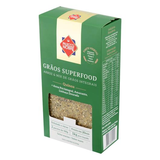 Arroz Integral Pilecco Nobre Quinoa Grãos Superfood Caixa 1kg - Imagem em destaque