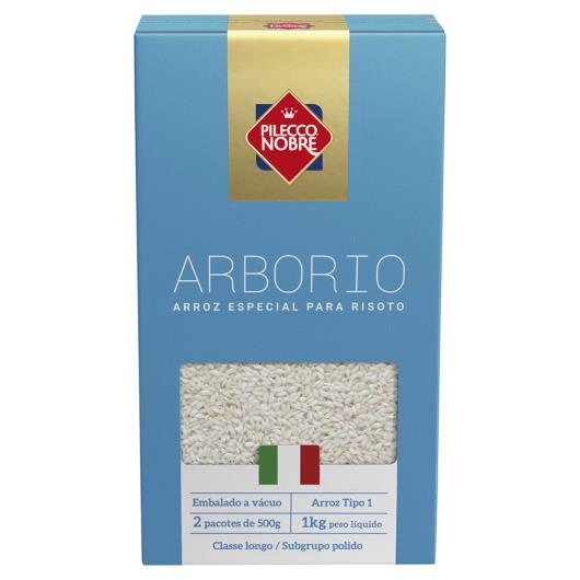 Arroz Arbório Tipo 1 Pilecco Nobre Caixa 1kg - Imagem em destaque