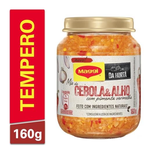 Tempero em Pasta Cebola & Alho com Pimenta-Vermelha Maggi Da Horta Vidro 160g - Imagem em destaque
