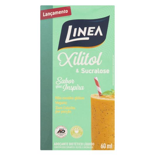 Adoçante Líquido Xilitol e Sucralose Linea Caixa 60ml - Imagem em destaque