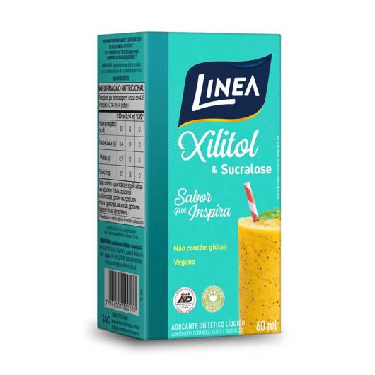 Adoçante Líquido Xilitol e Sucralose Linea Caixa 60ml - Imagem em destaque