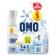 Kit Garrafa para Diluição + Lava-Roupas Líquido para Diluir Omo Puro Cuidado 500ml Refil Econômico - Imagem 7891150077379-(2).jpg em miniatúra