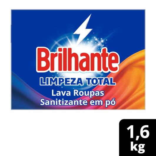 Lava Roupas Sanitizante em Pó Brilhante Limpeza Total Combate 1.6kg Cartucho - Imagem em destaque