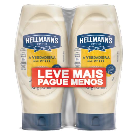 Pack Maionese Hellmann"s Squeeze 2 Unids. -  335g Cada - Imagem em destaque