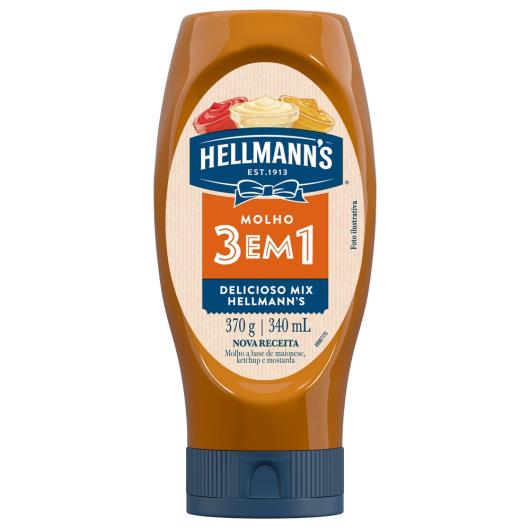 Molho 3 em 1 Hellmann's Delicioso Mix 370g - Imagem em destaque