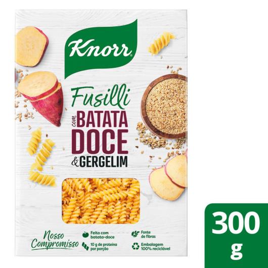 Macarrão Knorr Fusilli Batata-Doce e Gergelim 300gr - Imagem em destaque