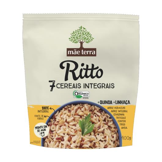 Arroz Integral  Mãe Terra Orgânico 7 Cereais Ritto 400g - Imagem em destaque