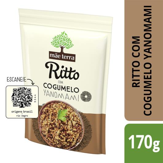 Arroz com Cogumelo Yanomami Mãe Terra Ritto Sachê 170g - Imagem em destaque