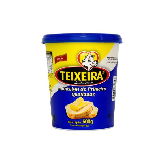 MANTEIGA TEIXEIRA POTE S/ SAL 500G - Imagem em destaque