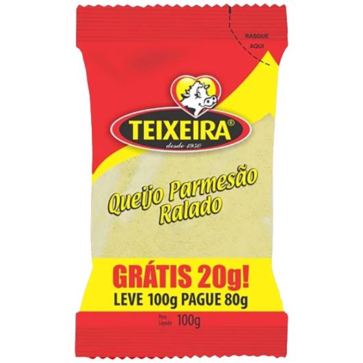 QUEIJO PARMESÃO RALADO TEIXEIRA PACOTE 100G - Imagem em destaque