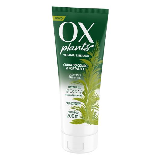 Shampoo OX Plants Cuida do Couro & Fortalece Bisnaga 200ml - Imagem em destaque