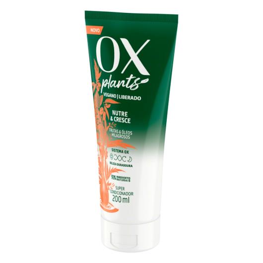 Super Condicionador OX Plants Nutre & Cresce Bisnaga 200ml - Imagem em destaque