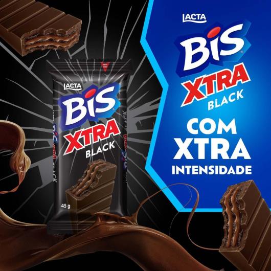 Chocolate Bis Lacta Xtra Black 45G - Imagem em destaque