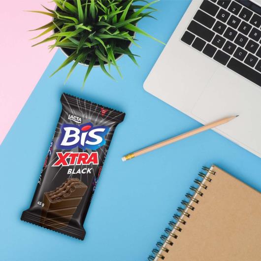 Chocolate Bis Lacta Xtra Black 45G - Imagem em destaque