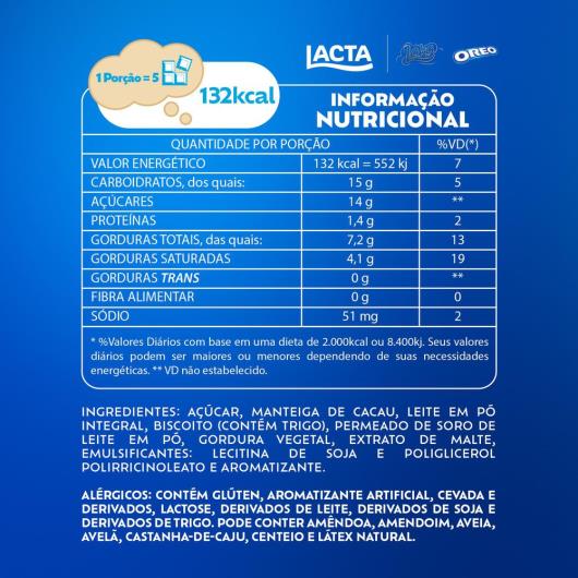 Chocolate Lacta Oreo 165g - Imagem em destaque