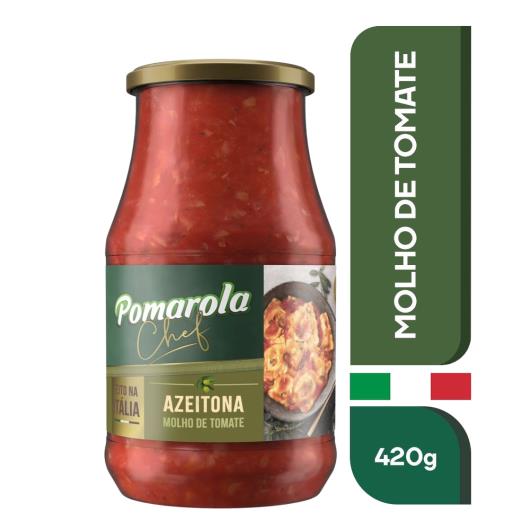 Molho Tomate Pomarola Azeitona Vidro 420G - Imagem em destaque